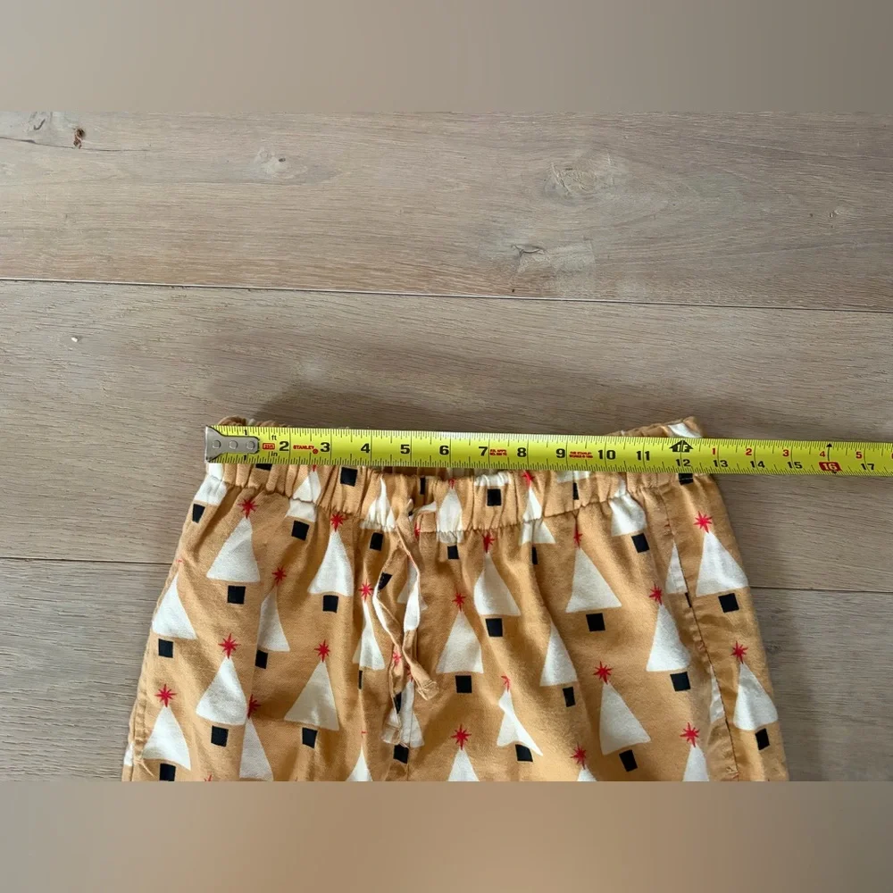 Hanna Andersson winter Christmas tree cozy flannel pajamas button up set - small - Picture 11 of 11